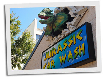 Jurassic Car Wash!